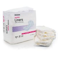 Incontinence Liner McKesson Super 25-1/5 Inch Length Moderate Absorbency