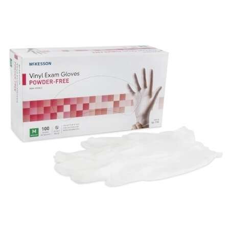 McKesson Powder-Free Vinyl Exam Gloves