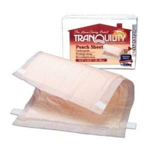 Tranquility® Peach Sheet Underpad