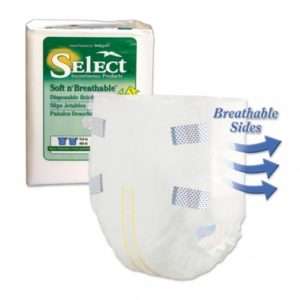 Select® Soft n’ Breathable Disposable Briefs For Heavy Protection