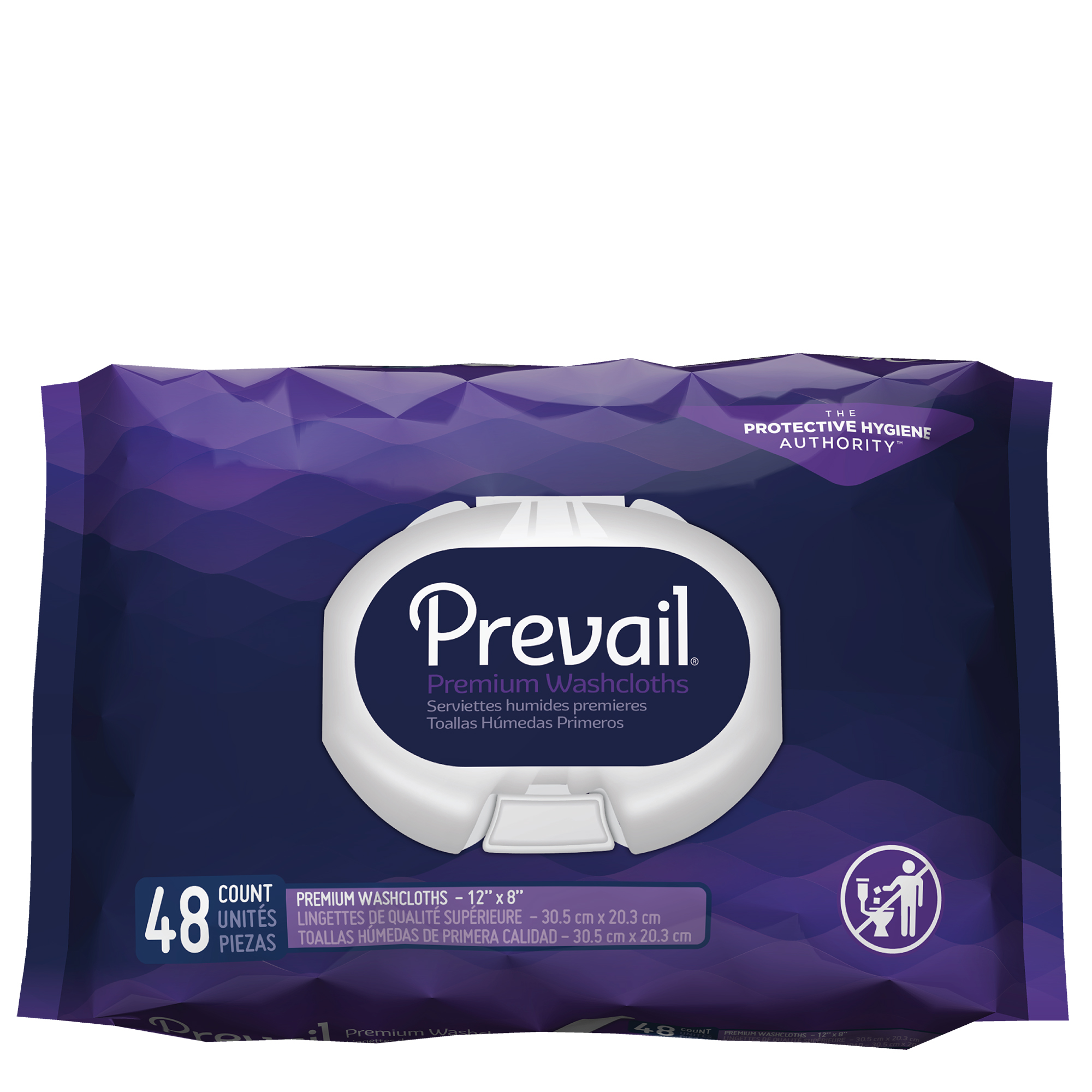 Prevail® Premium Quilted Adult Washcloths