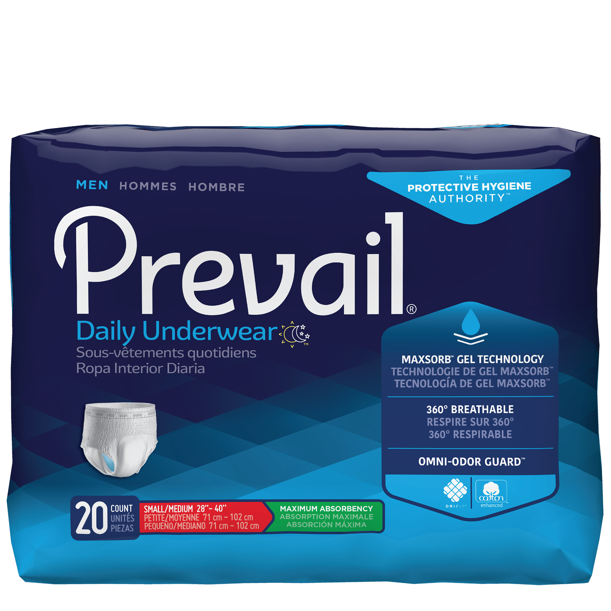 Prevail® for Men: Maximum Absorbency Underwear – Disposables Delivered