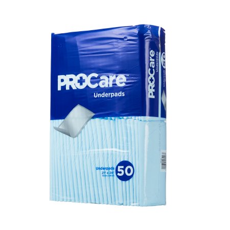Underpad ProCare™ Disposable Fluff Light Absorbency