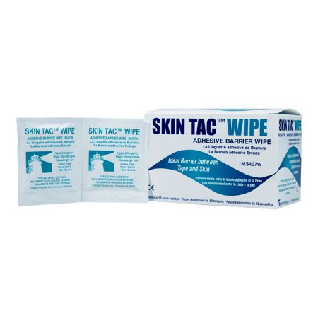Skin Barrier Wipe Skin Tac™ 78 to 82% Isopropyl Alcohol Wipes