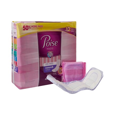 Bladder Control Pad Poise® 15.9 Inch Heavy Absorbency