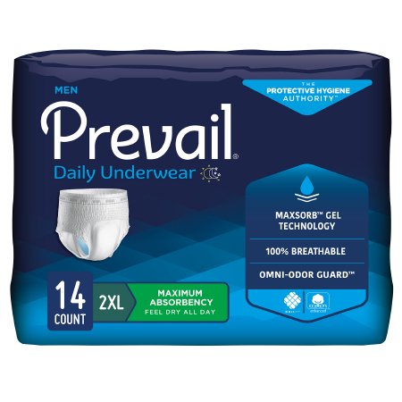 Male Adult Absorbent Underwear Prevail