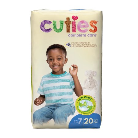 Unisex Baby Diaper Cuties® Essential Size 7