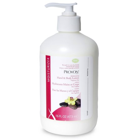 Hand and Body Moisturizer PROVON® 16 oz. Pump Bottle Unscented Lotion