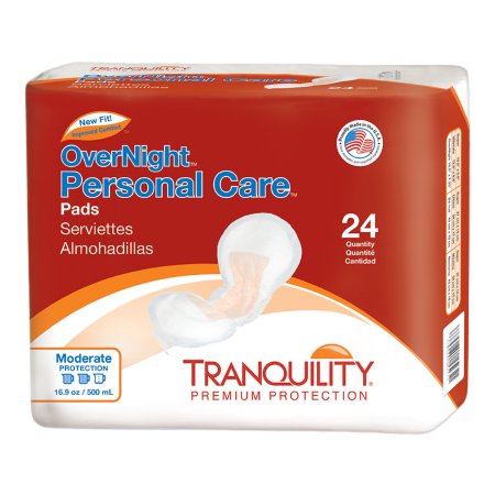 Bladder Control Pad Tranquility® 7-1/4 X 16-1/2 Inch Heavy Absorbency