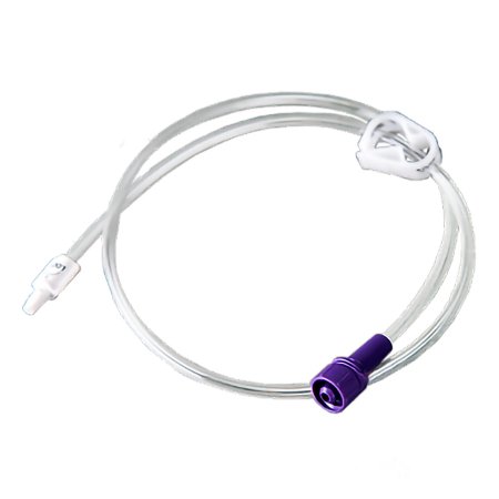 Single Port Enteral Extension Set Right Angle, 12 Inch