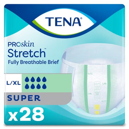 TENA® ProSkin™ Stretch Briefs, Super Absorbency