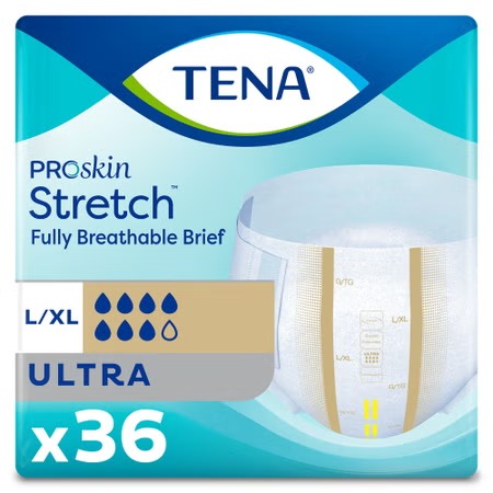 TENA® ProSkin™ Stretch Briefs, Ultra Absorbency
